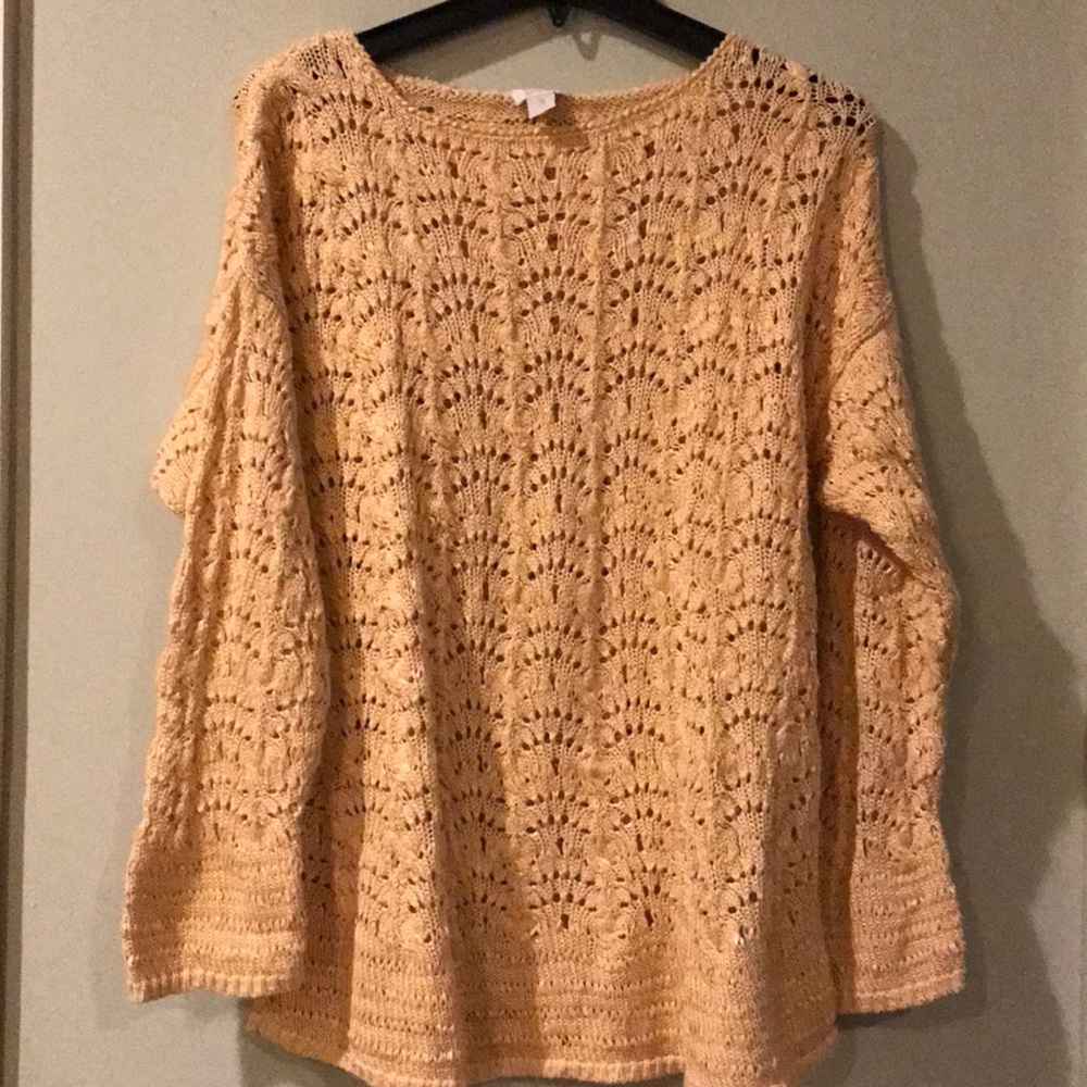 Chico’s crotchet sweater!